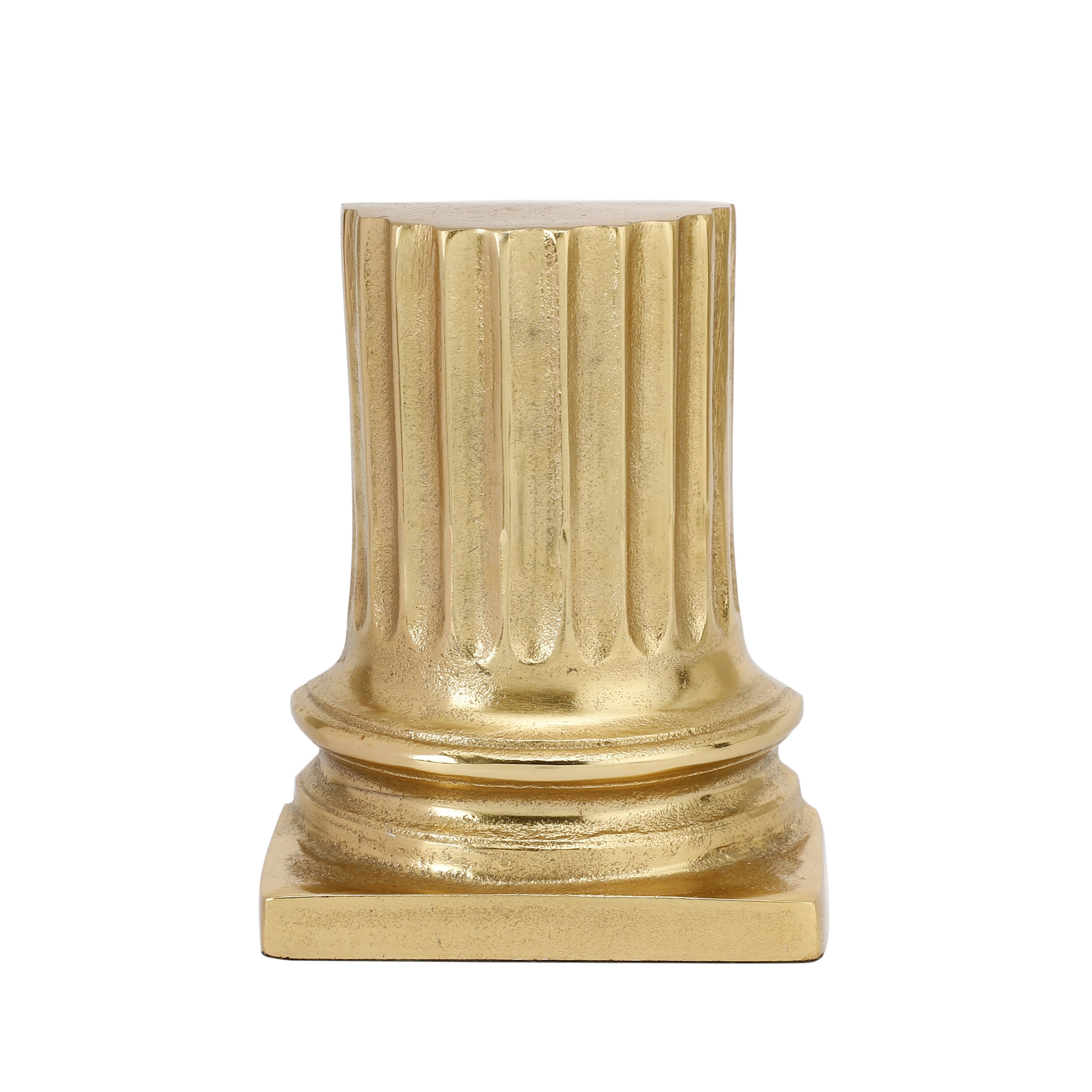 Pillar Bookend in Gold