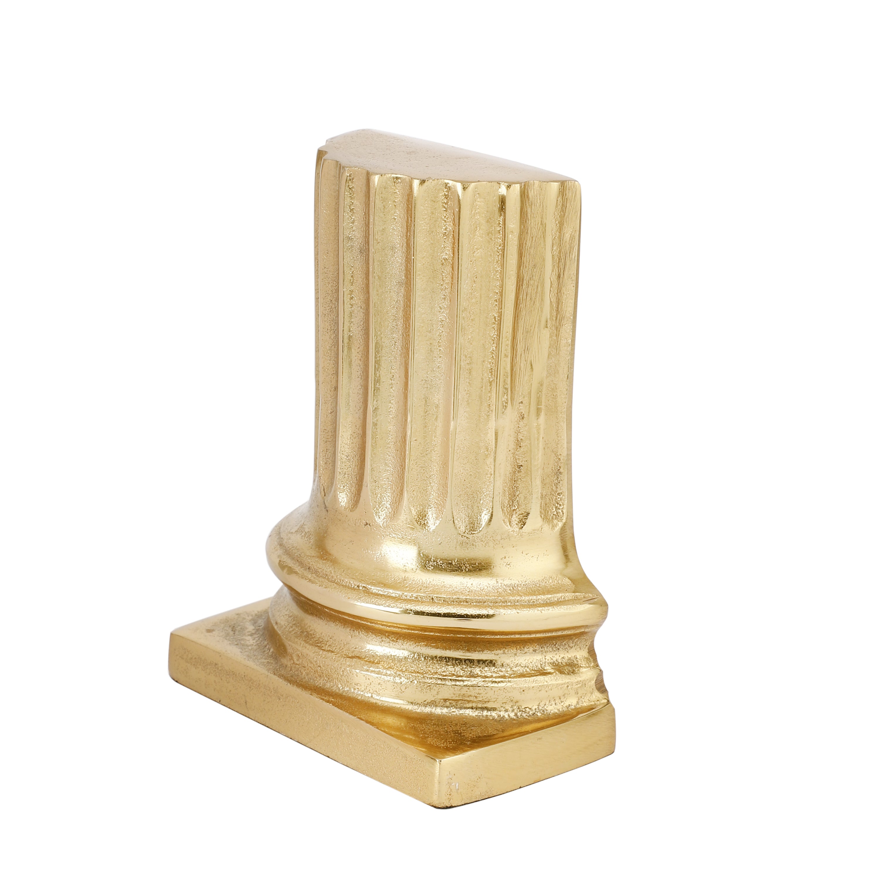 Pillar Bookend in Gold
