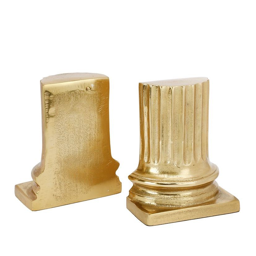 Pillar Bookend Gold
