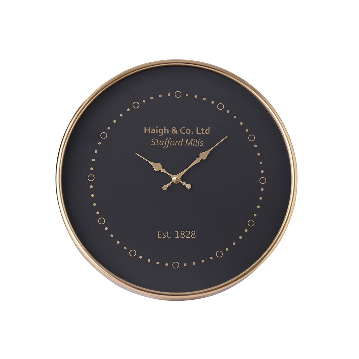 Eclipse Shine Gold wall clock