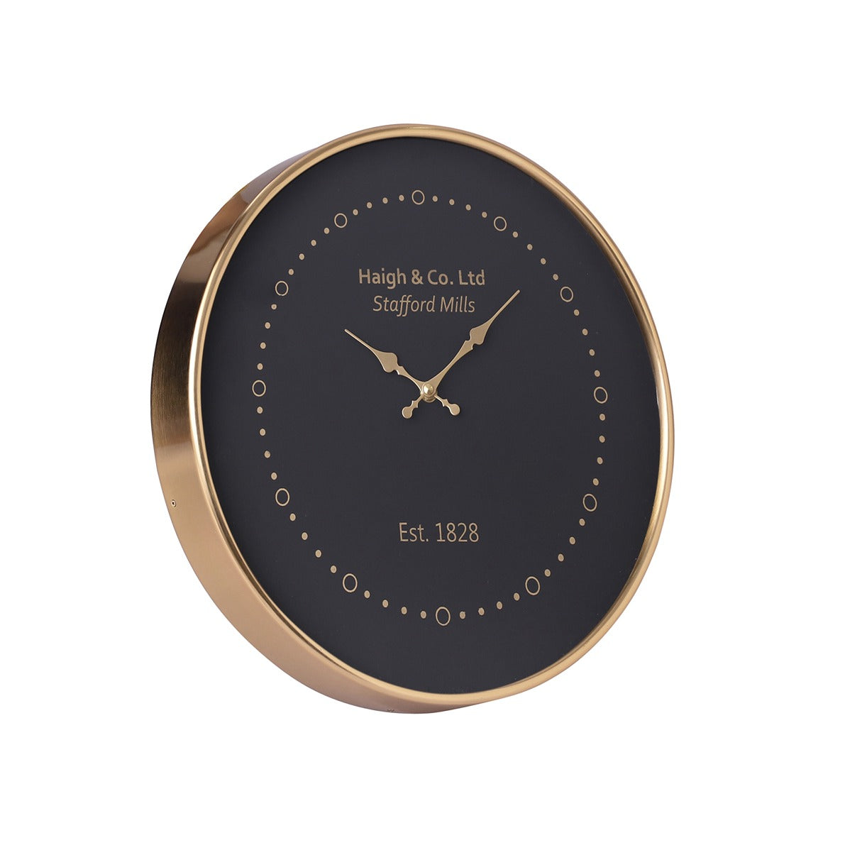 Eclipse Shine Gold wall clock