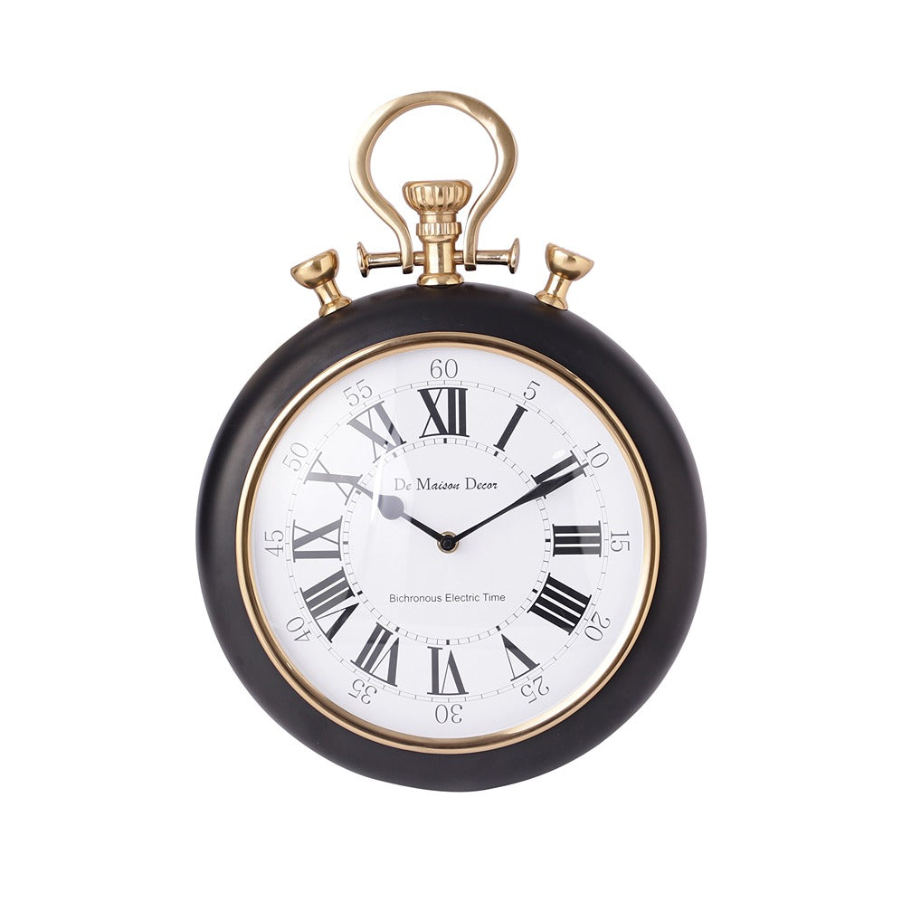 Sullivan - the Gold and Black wall clock
