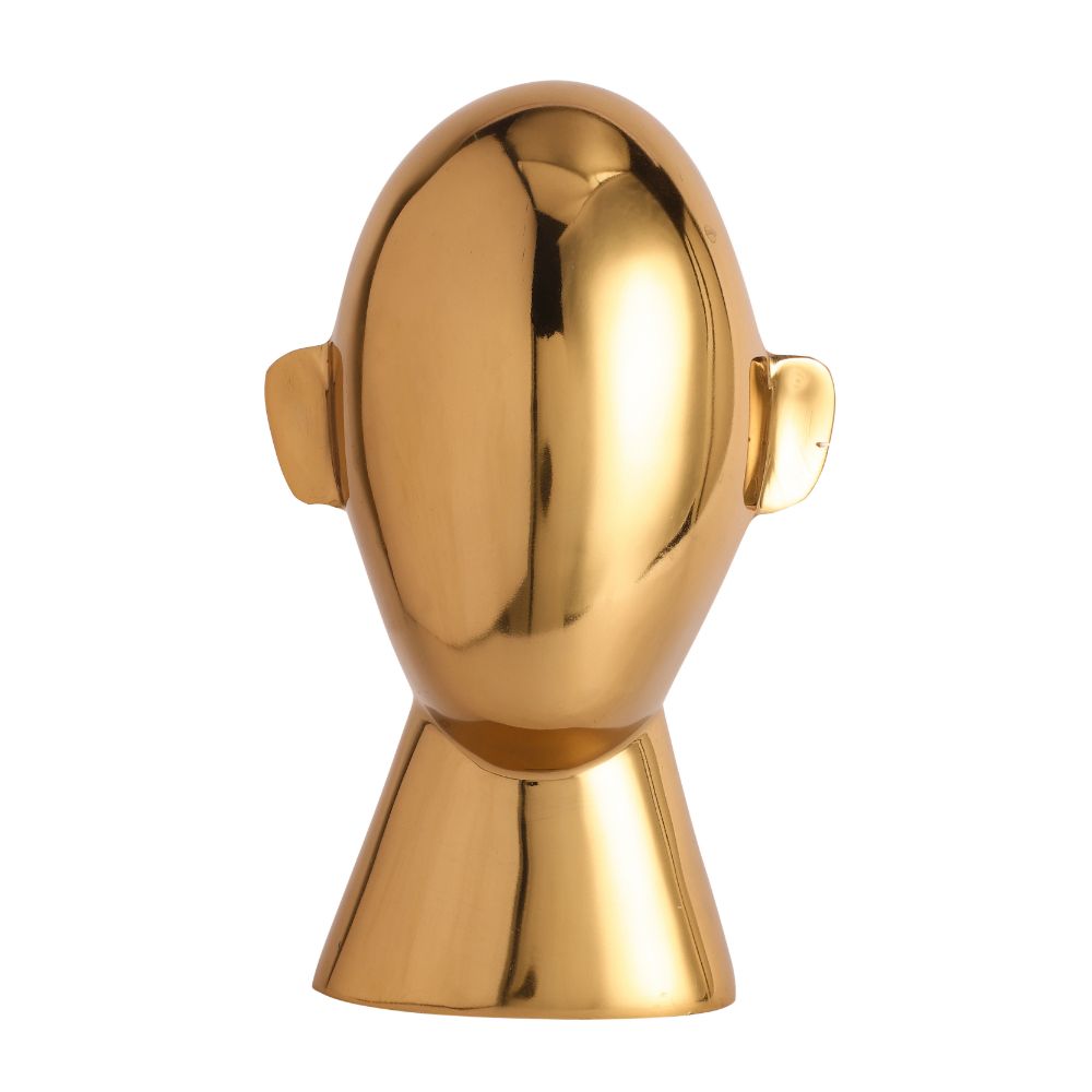 Abstract Head Decorative Gold