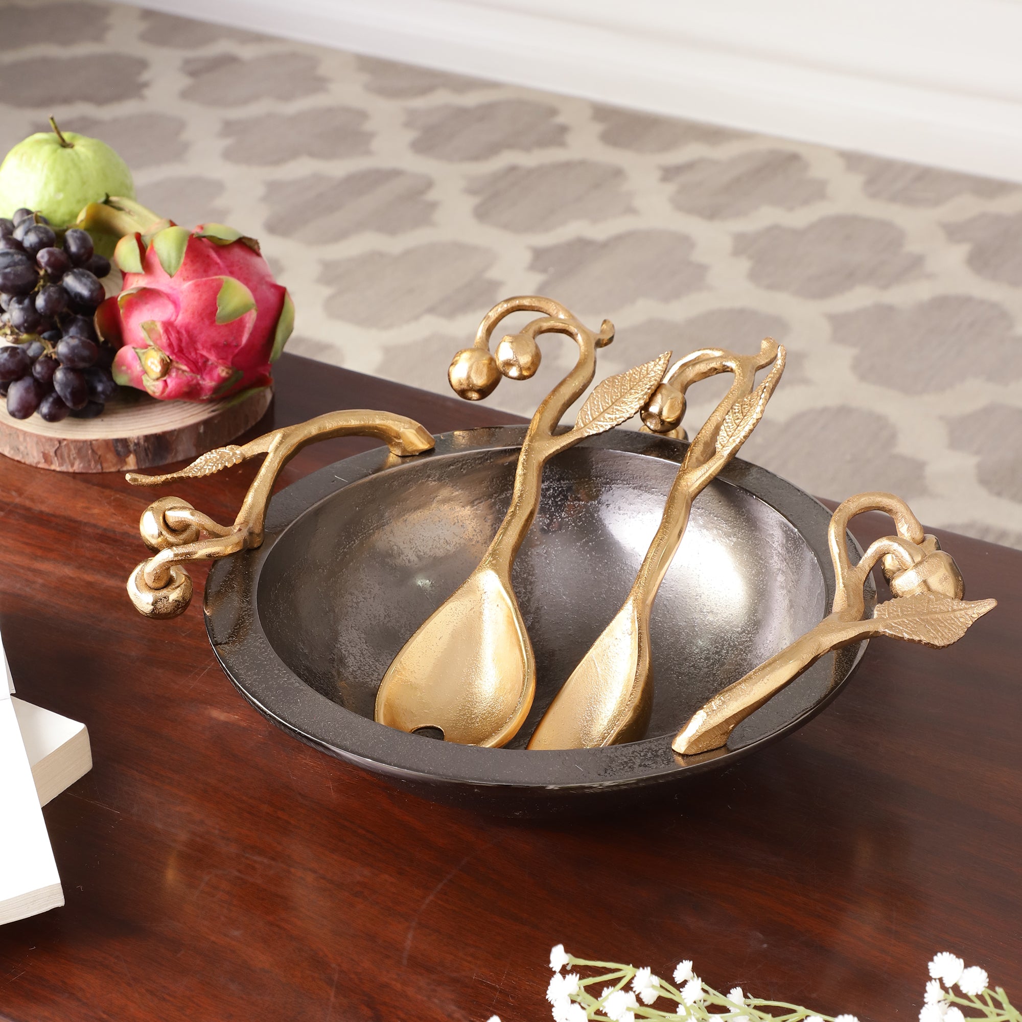 Cherry Vine Serving Bowl
