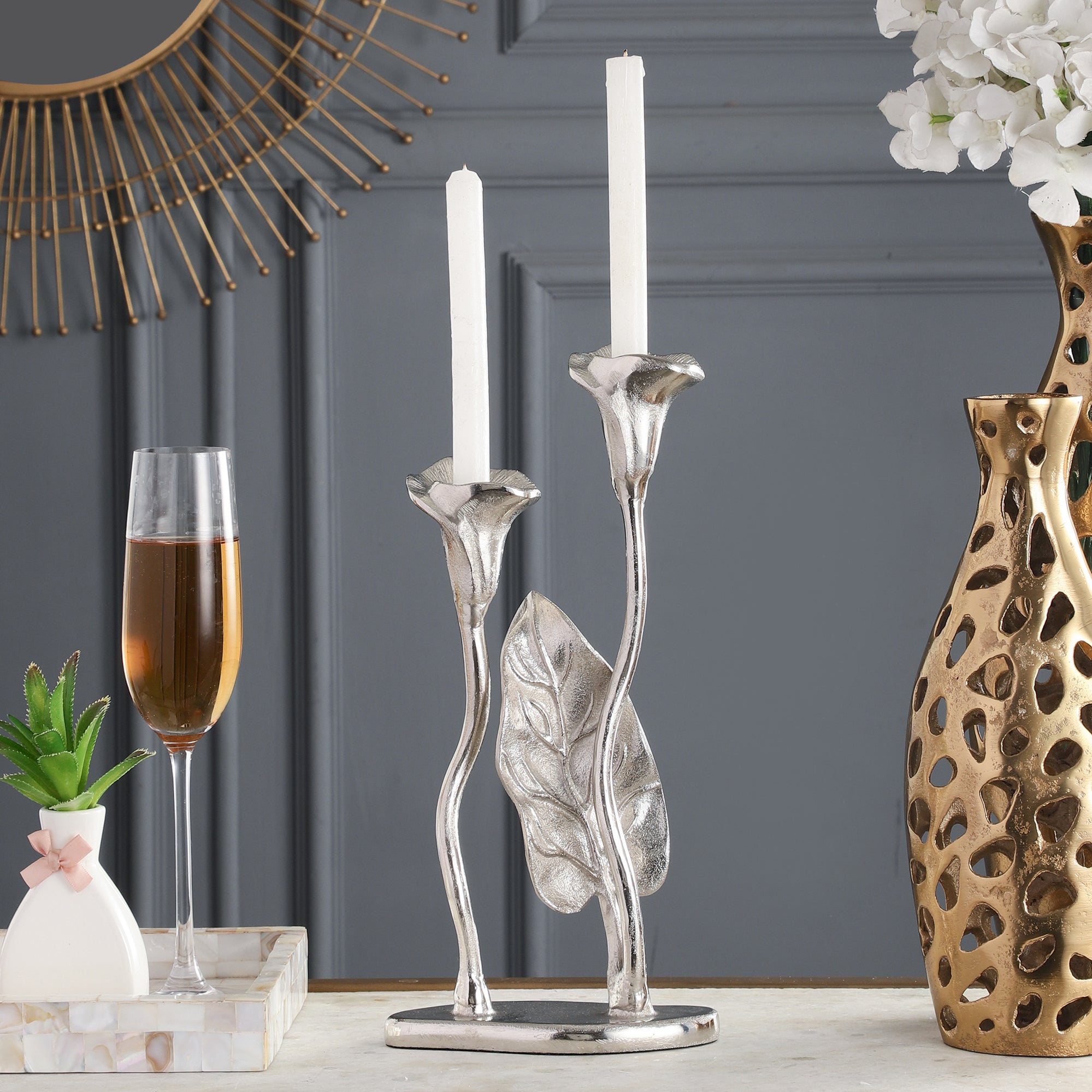 Jules Double Candle Holder