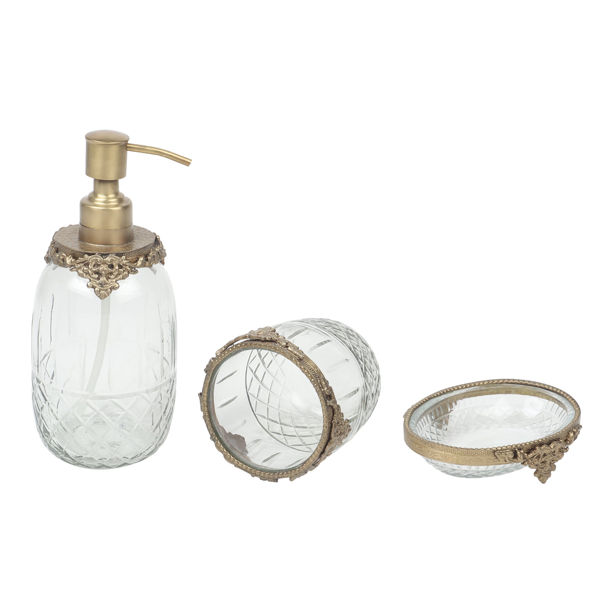 Regal Brass Accents Bathroom Set