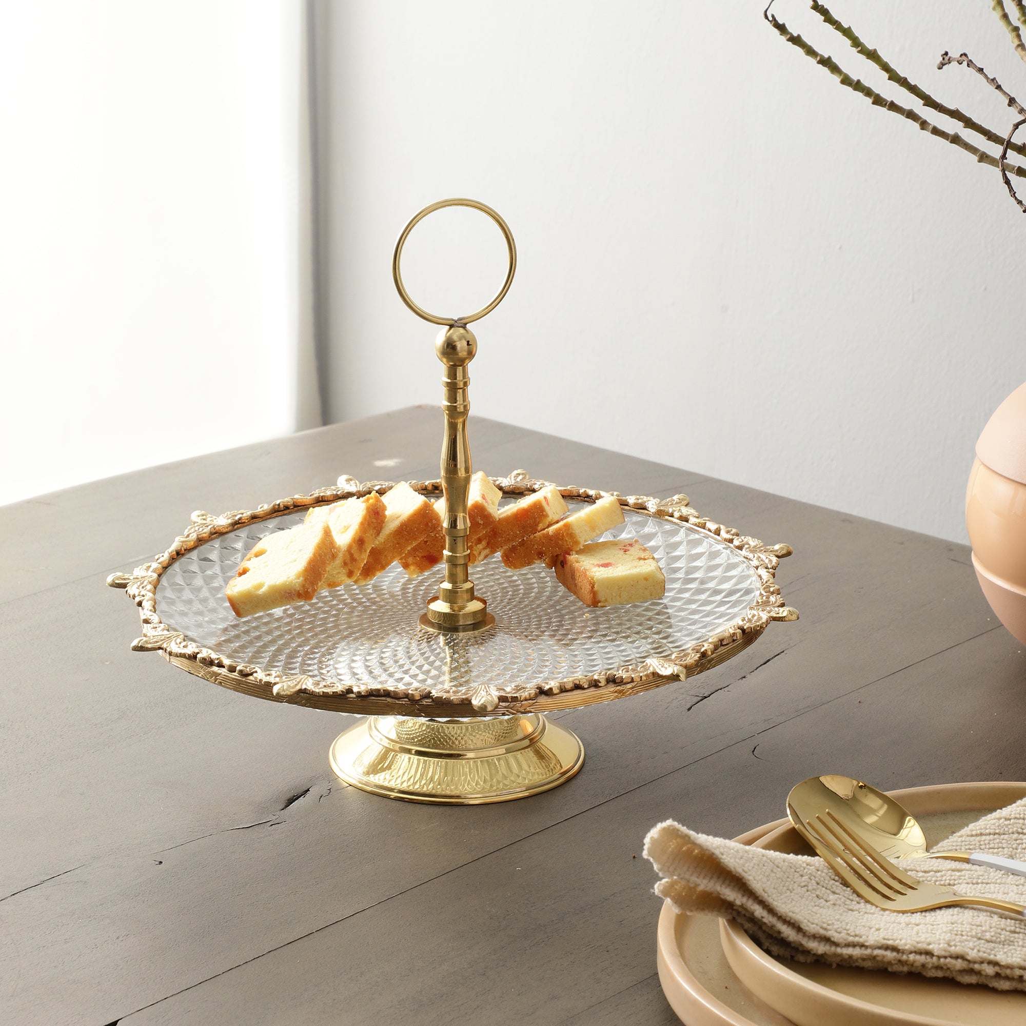 Crystal Spike Cake Stand