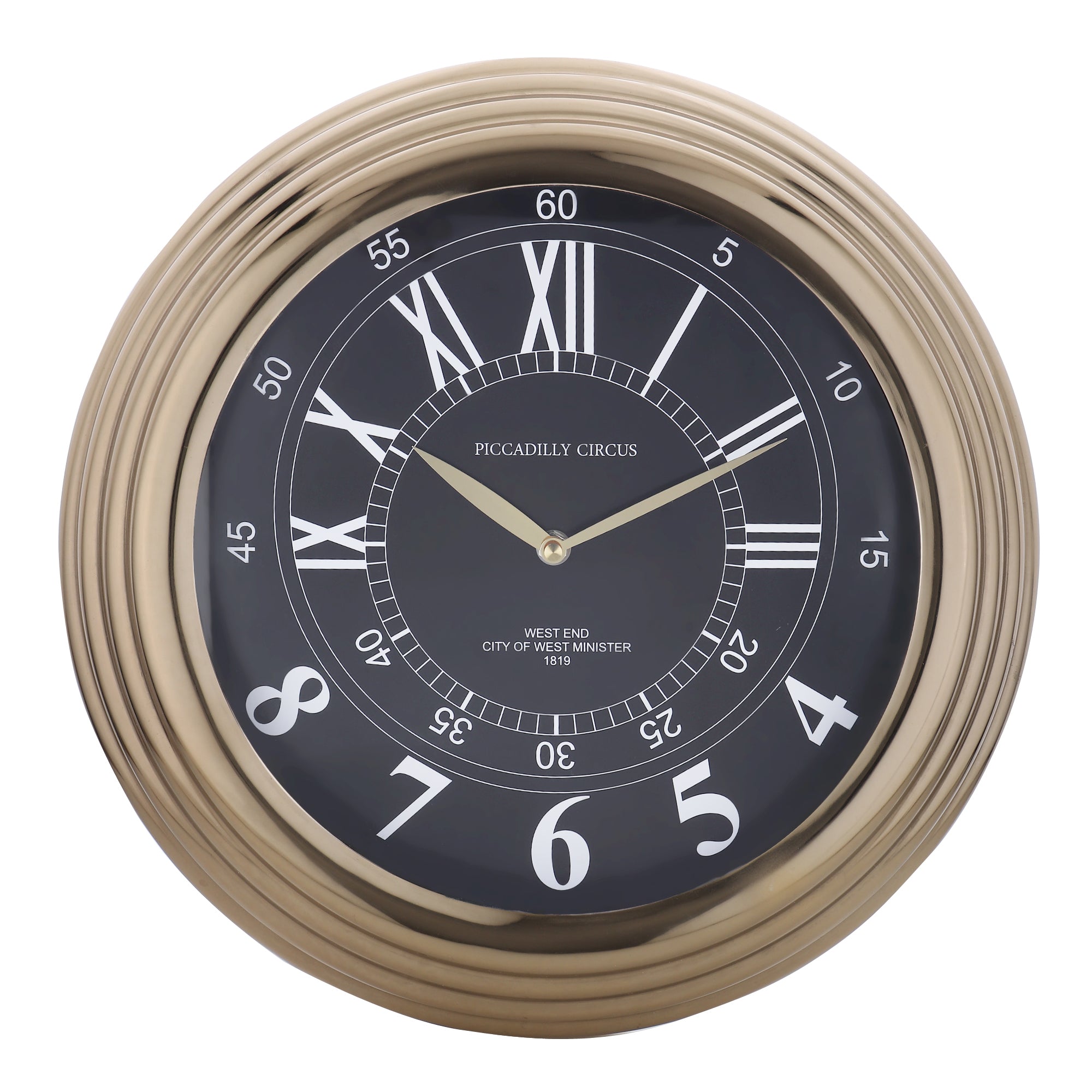 Gilded Wall Clock