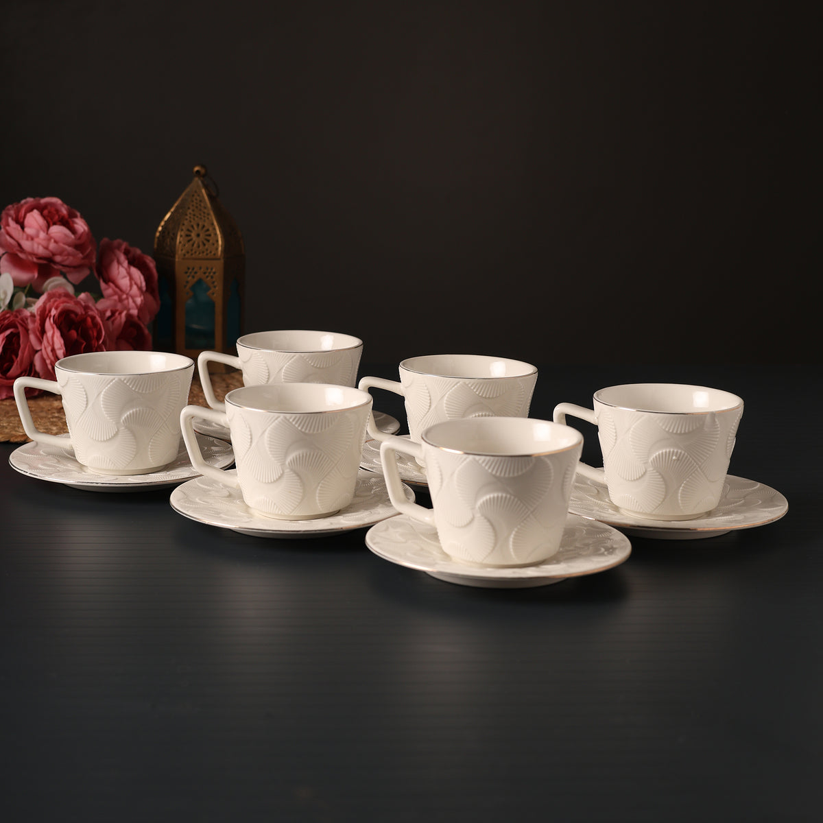 Wisp Cup & Saucer Set of 6