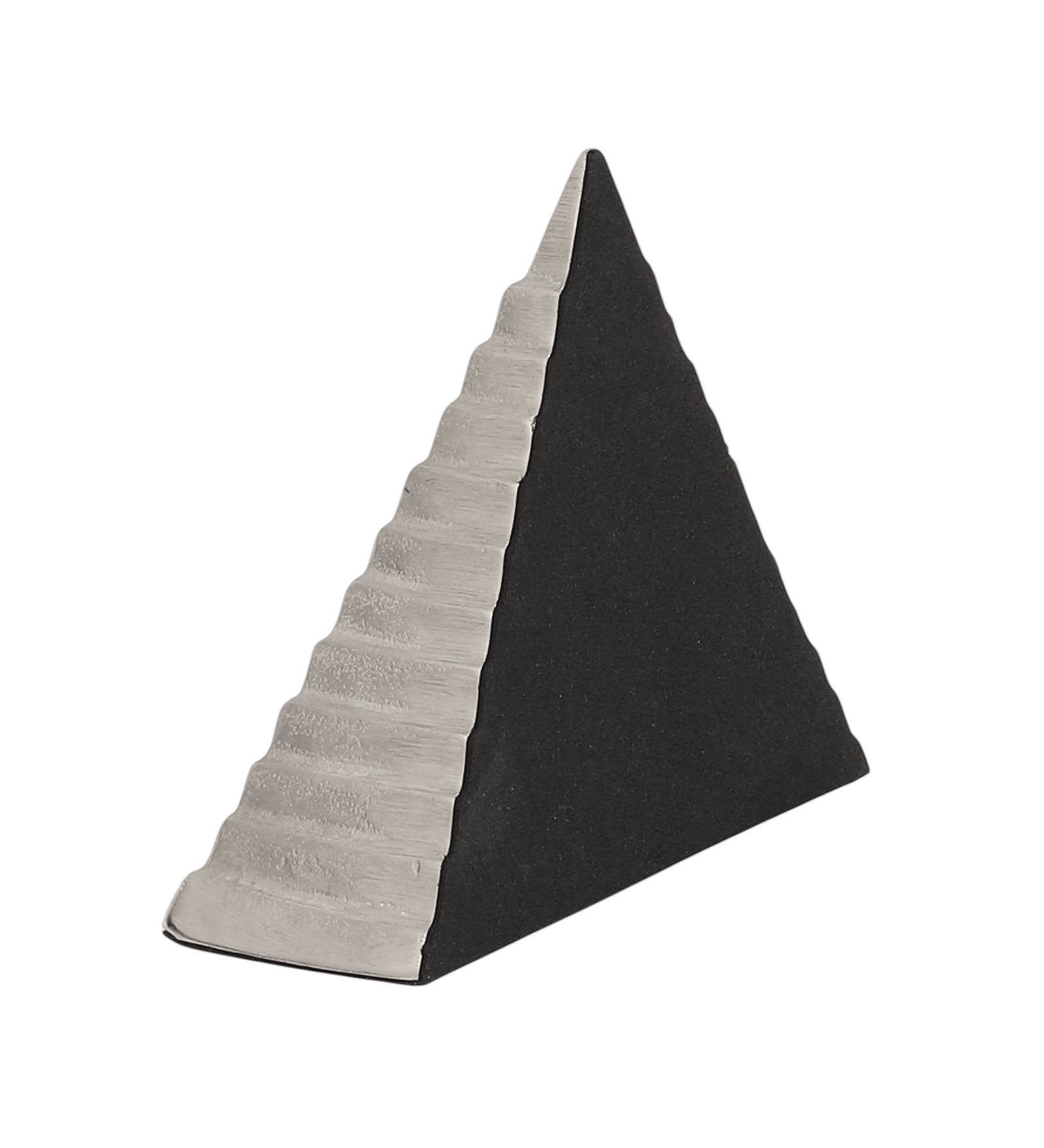 Pyramidon Bookend Silver & Black