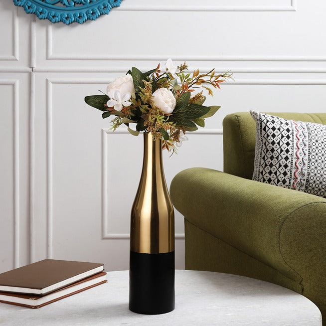 Champagne small Bottle Vase