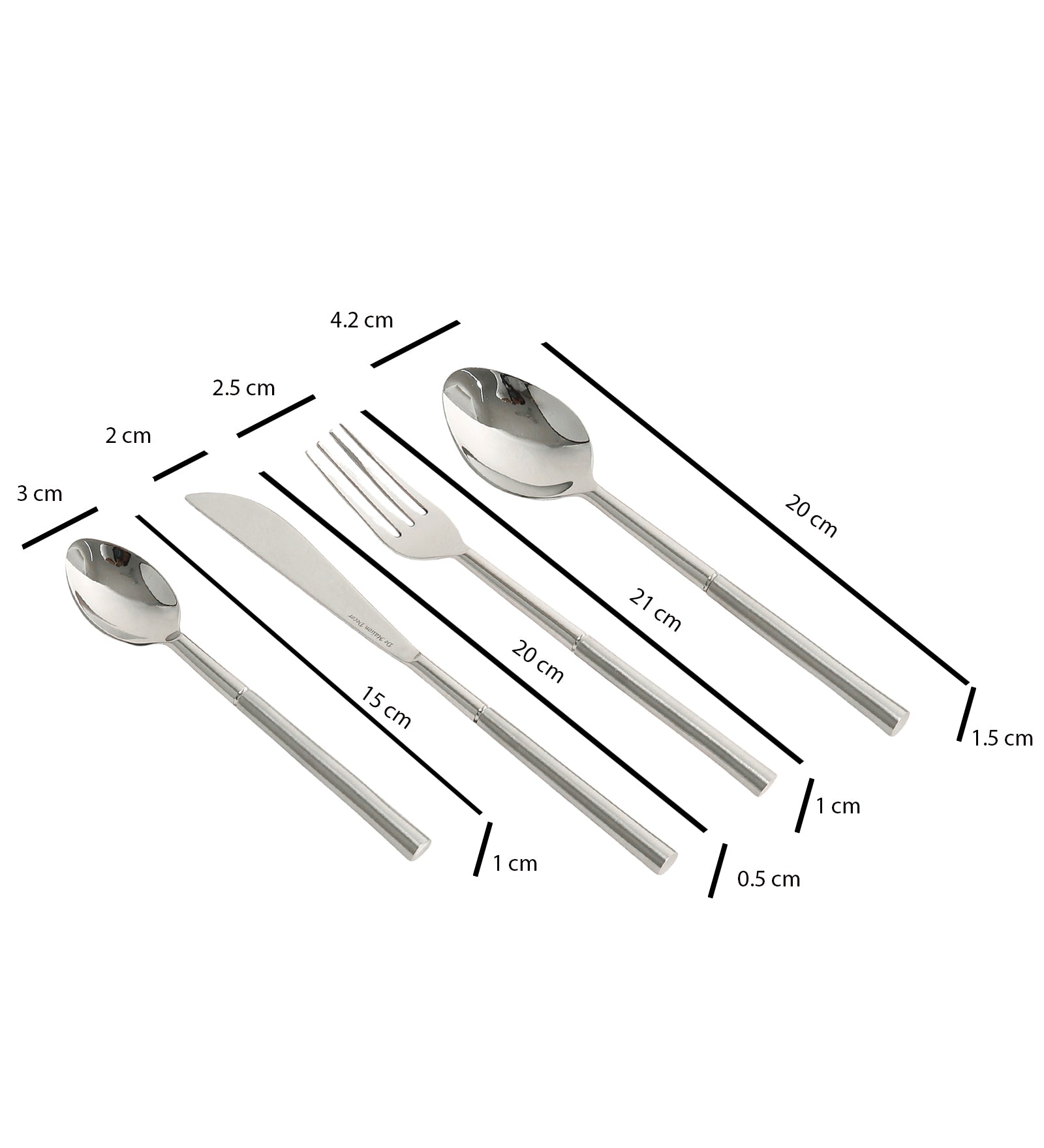 Lark Cutlery Set Silver