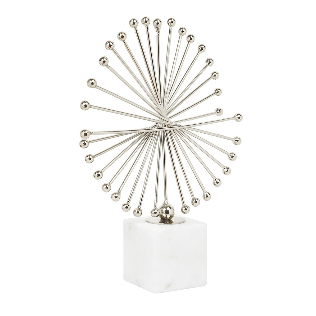 Spinfinity Sculpture in Silver