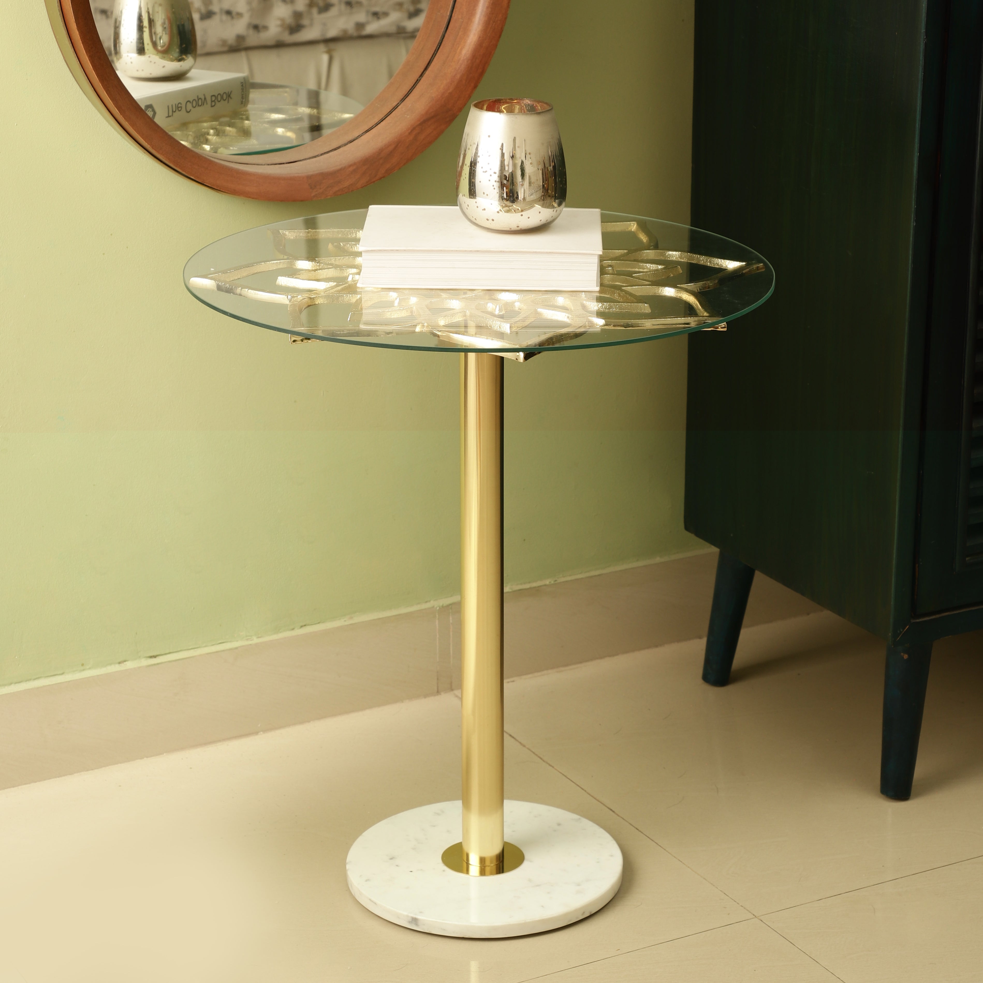 Eden's Flower - Gold Side Table