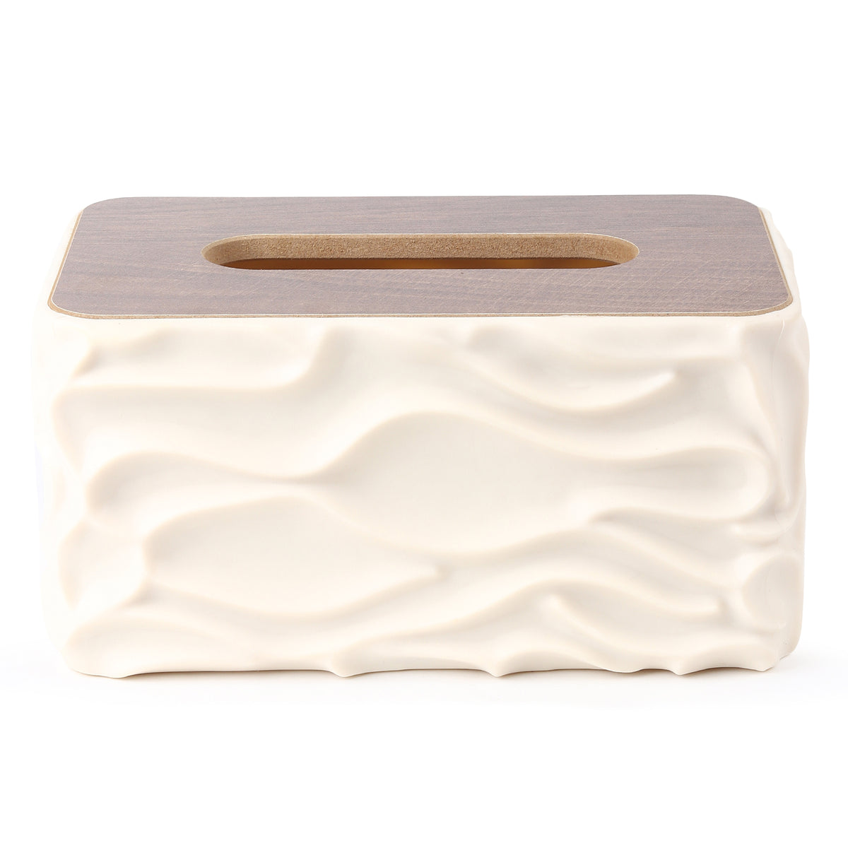 Calder Beige Tissue Box