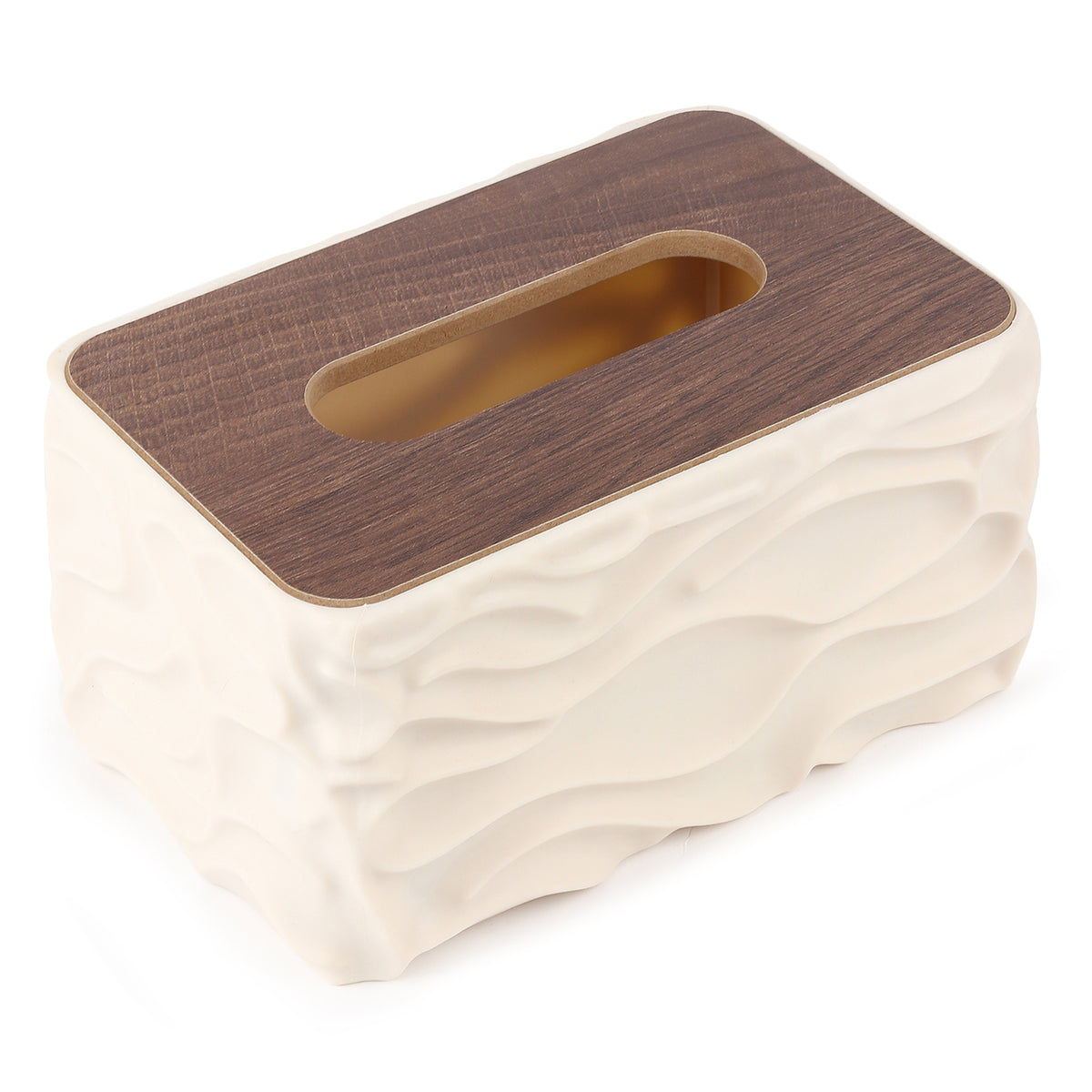 Calder Beige Tissue Box
