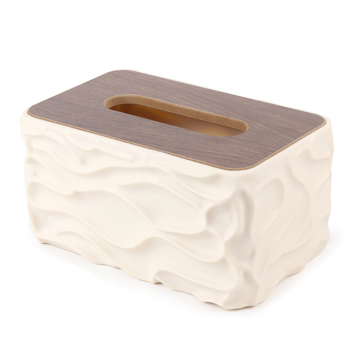 Calder Beige Tissue Box