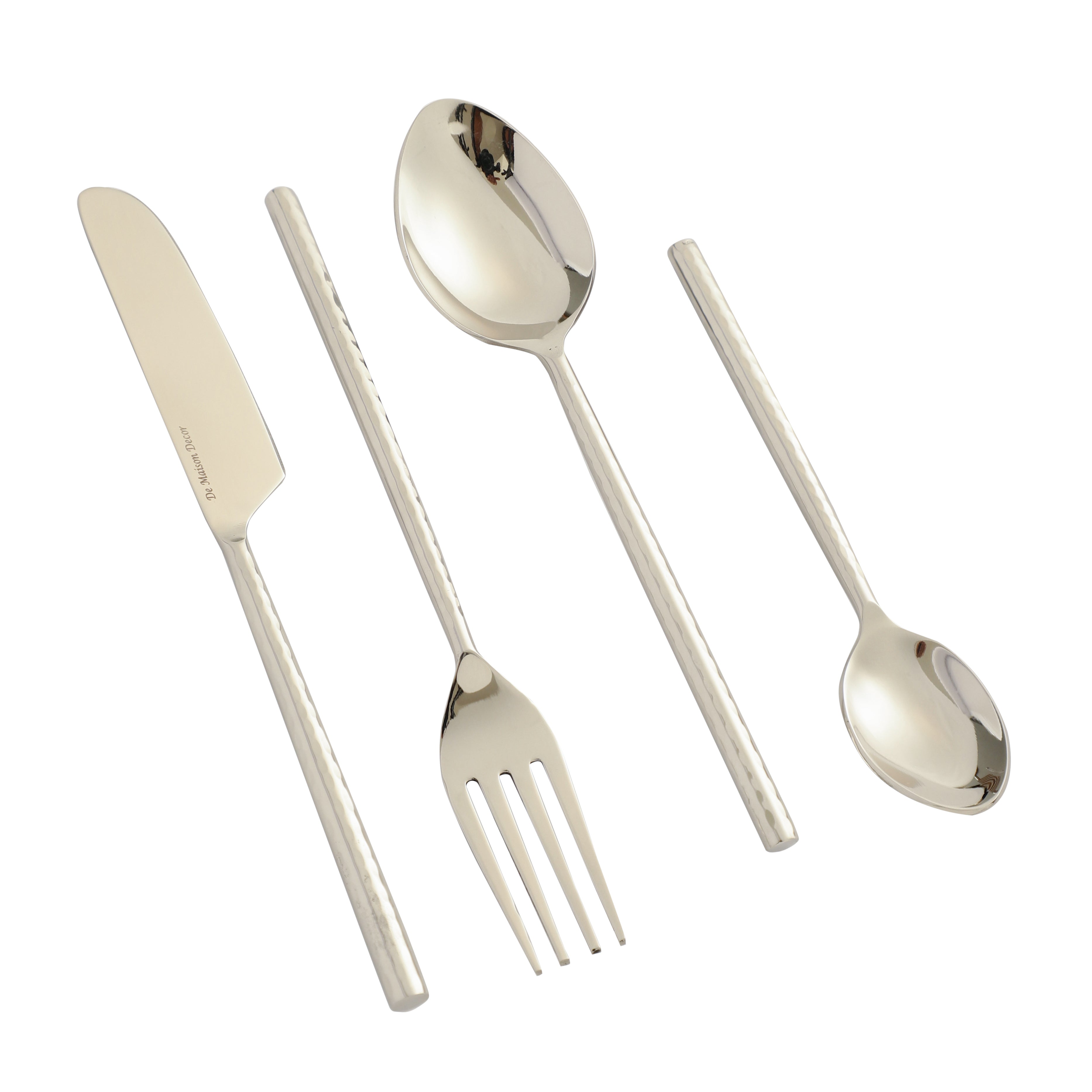Stream Cutlery Set Silver