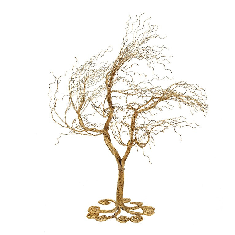 Breezy Branches Tree Sculpture in Gold