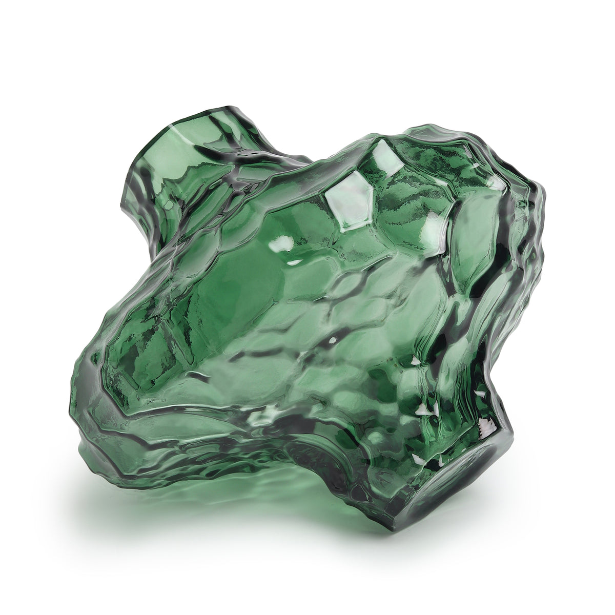 Magma Core Green Crystal Vase