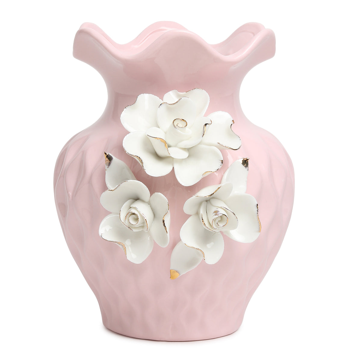Elodie Fleur Pink Porcelain Vase