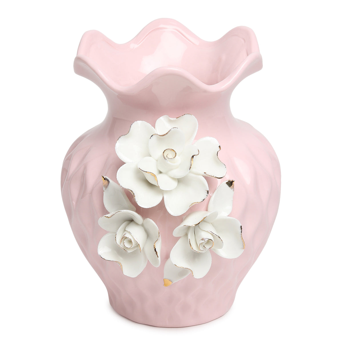 Elodie Fleur Pink Porcelain Vase