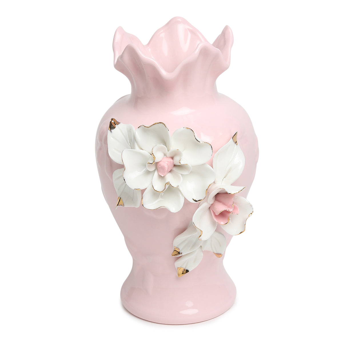 Elodie Fleur Pink  Porcelain Vase