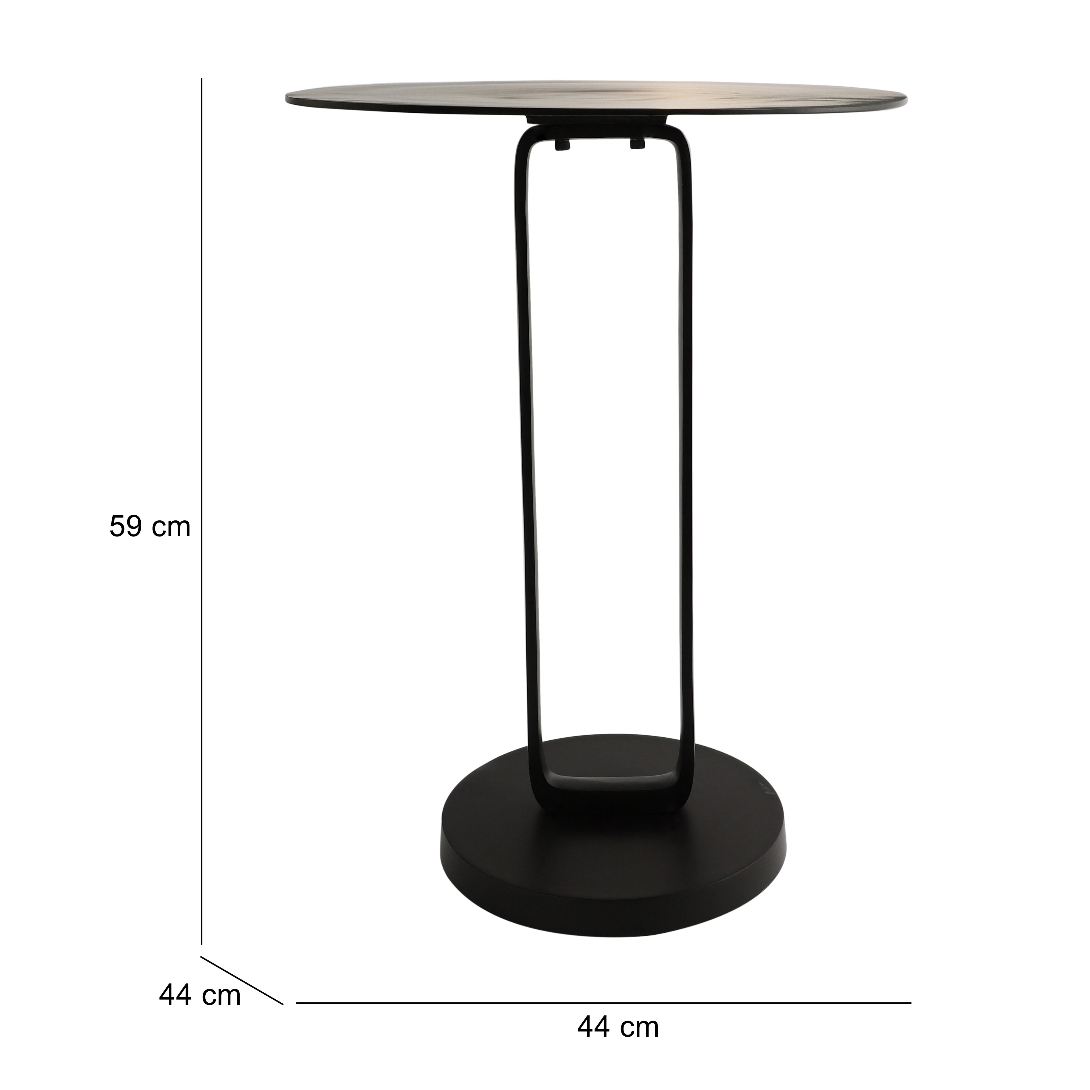 Irwin Obsidian Side Table