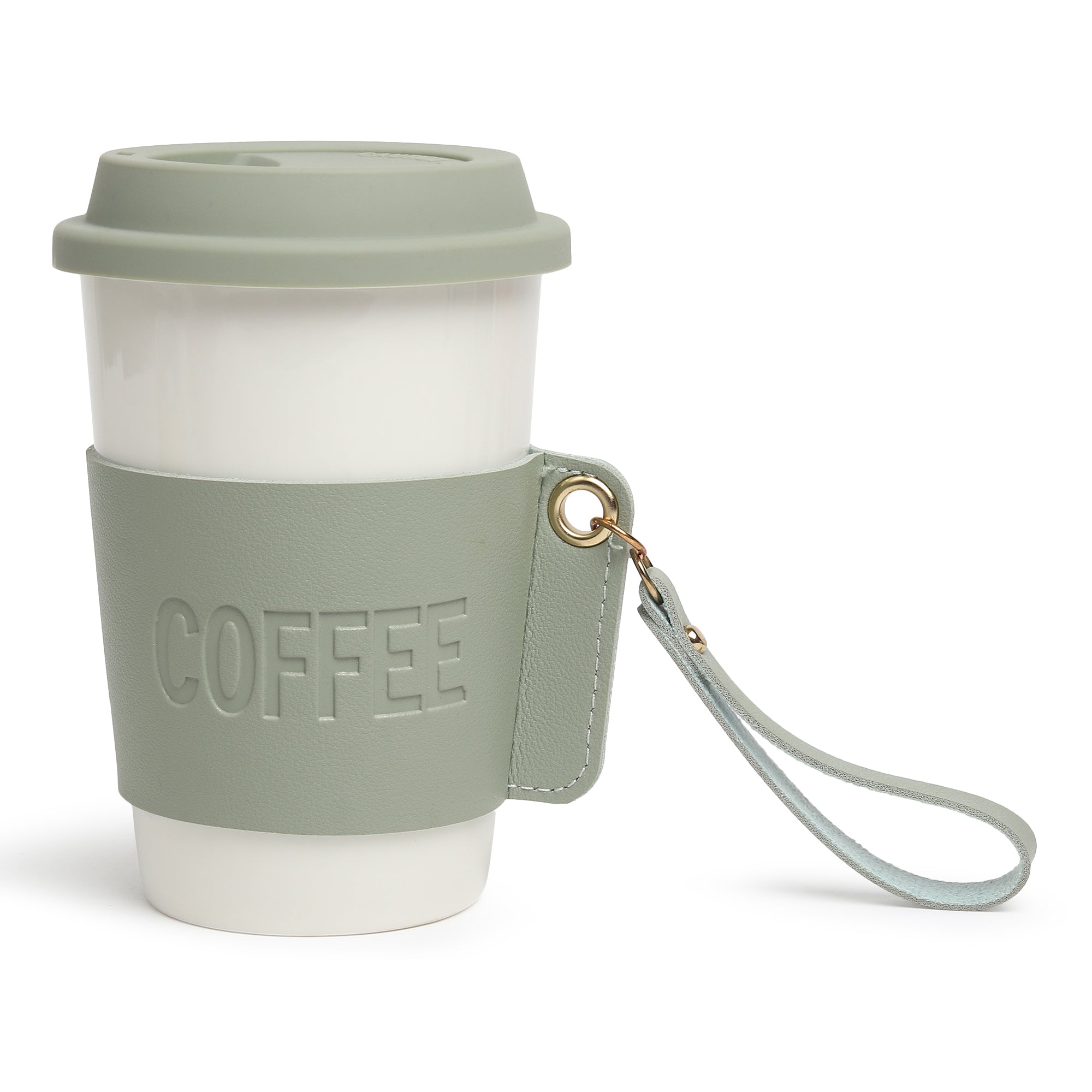 Brewster Coffee Green Ceramic Mug