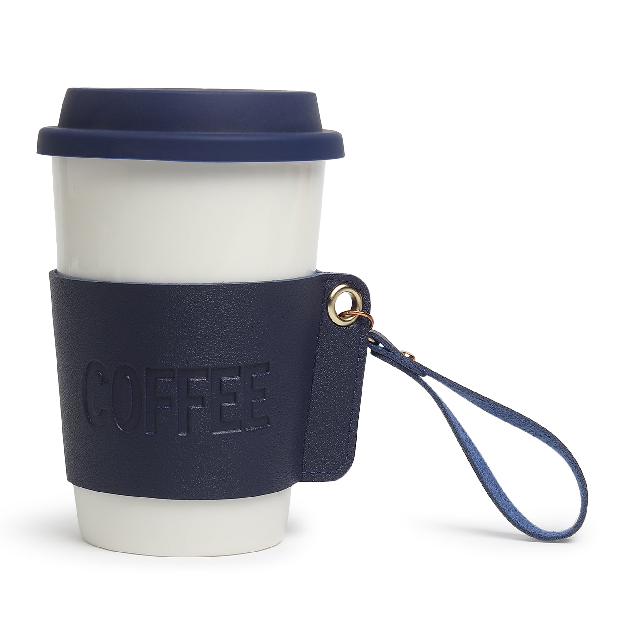 Brewster Coffee Ceramic Mug Blue