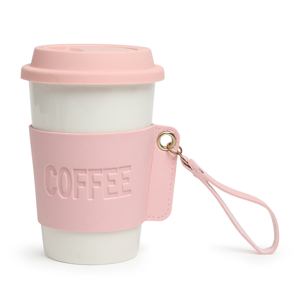 Brewster Coffee Pink Ceramic Mug