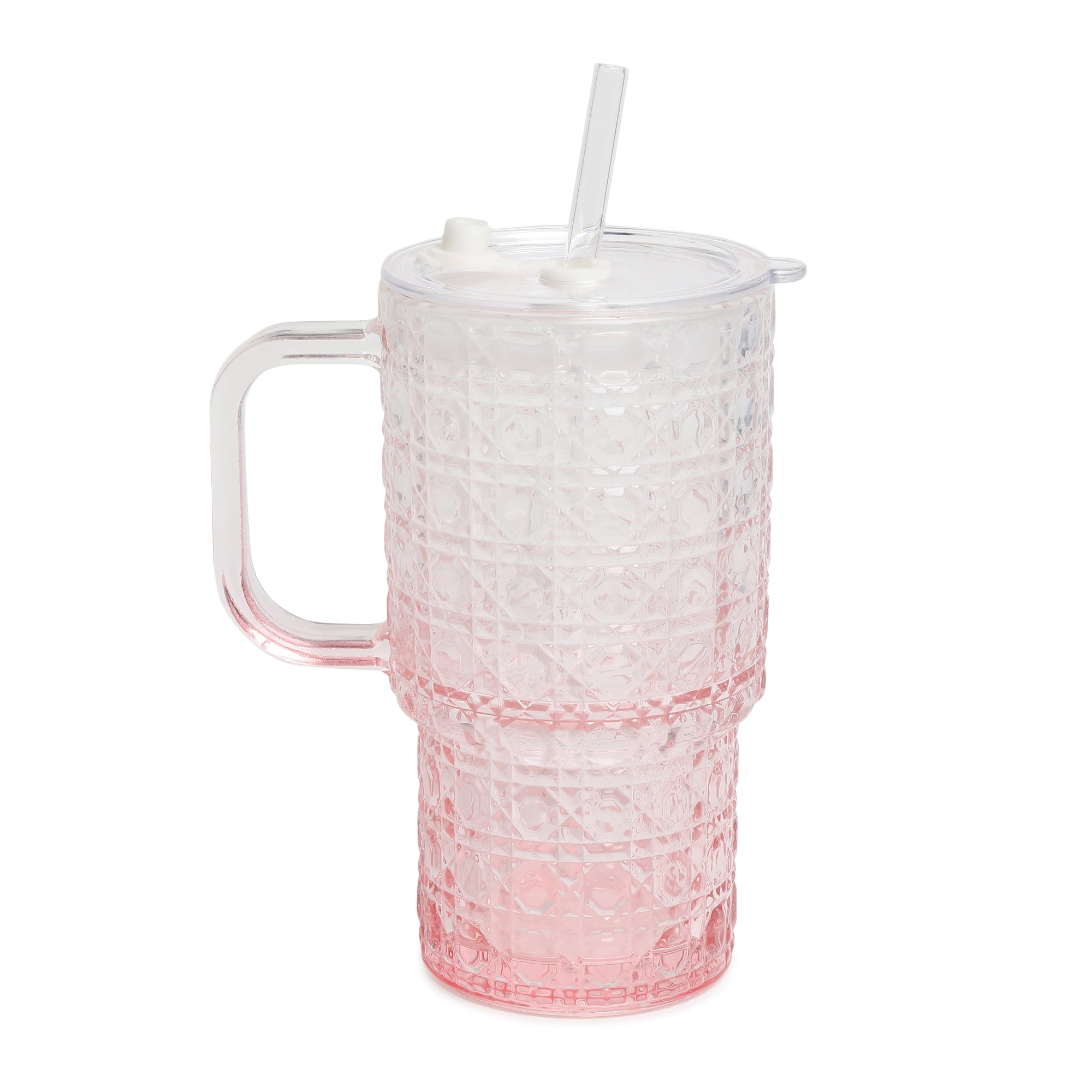 Verdelle Glass Tumbler Pink