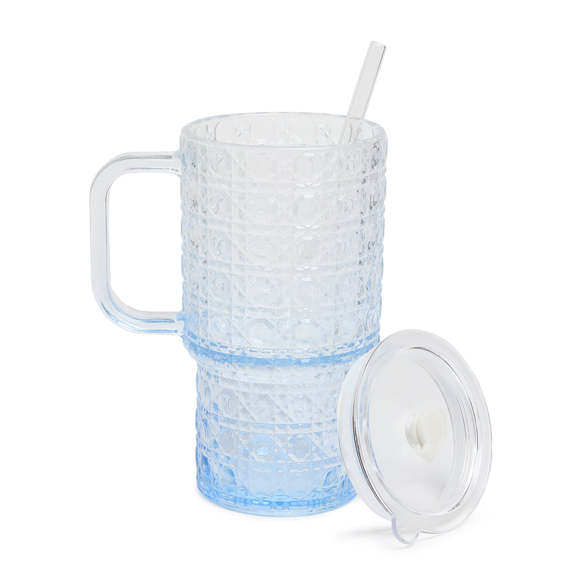 Verdelle Glass Tumbler Blue