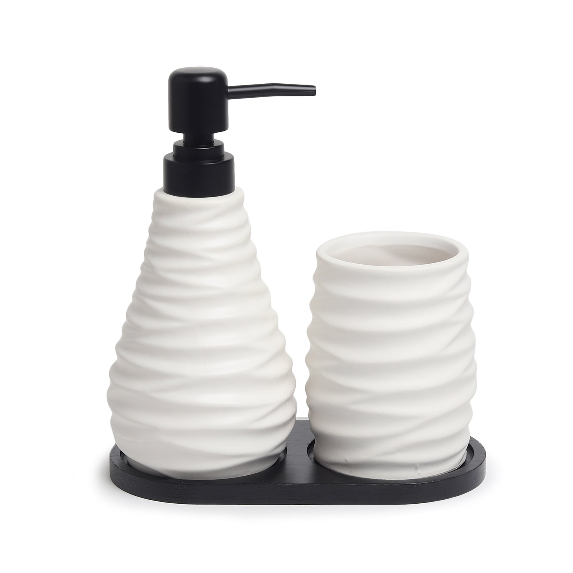Drift Bathroom Set of 3 White