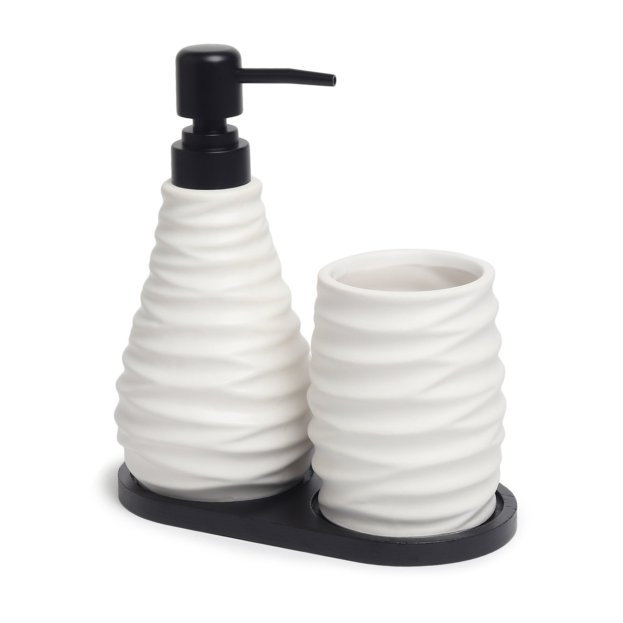Drift Bathroom Set of 3 White