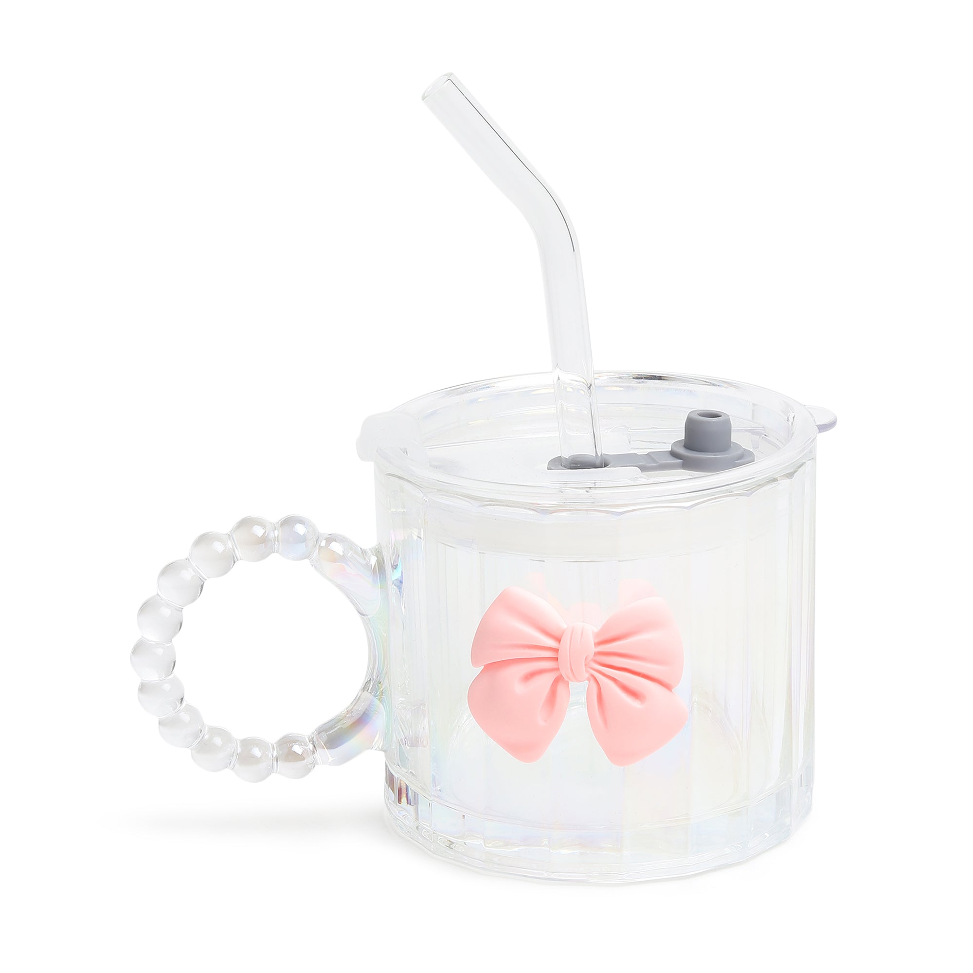 Colette Glass Tumbler Pink Bow