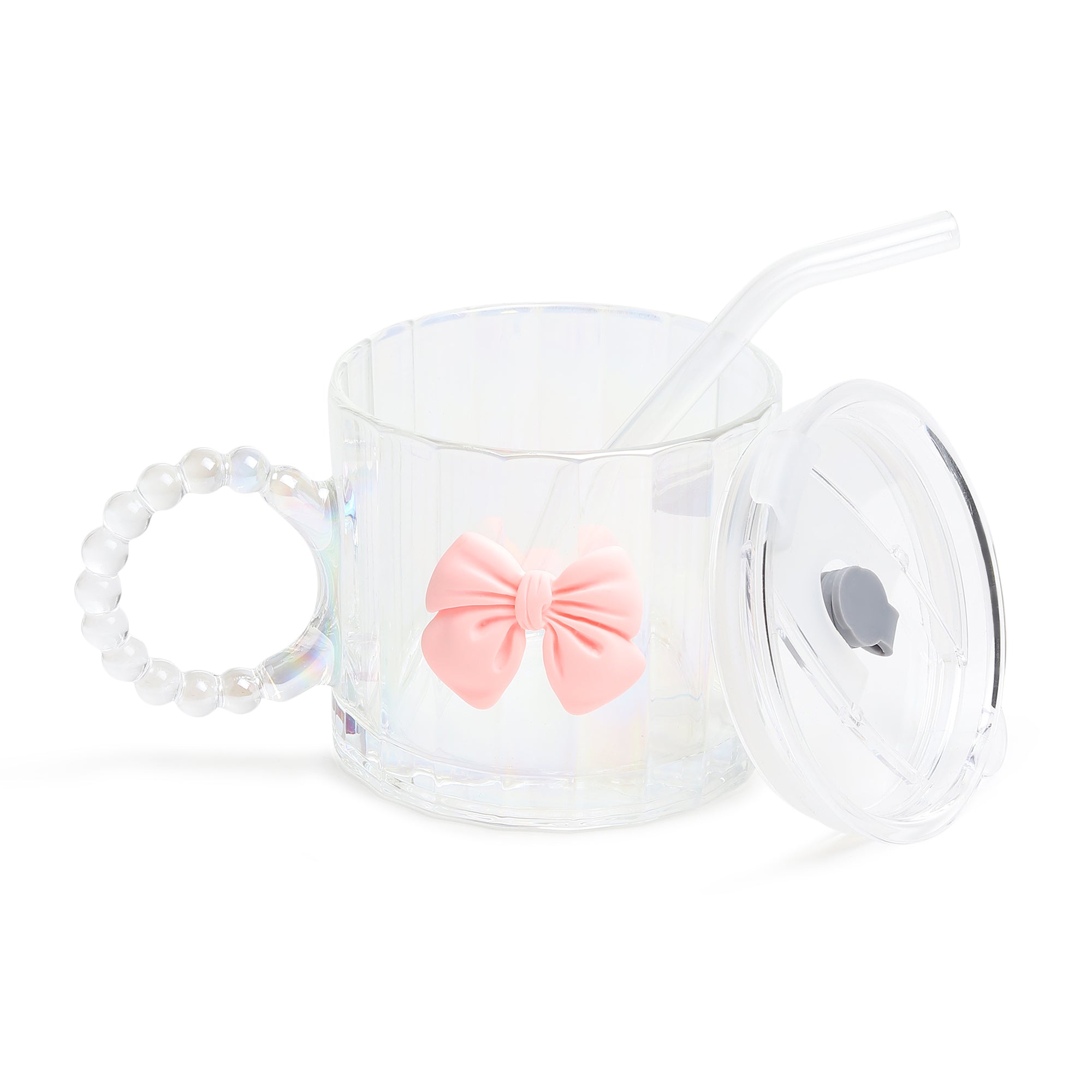 Colette Glass Tumbler Pink Bow