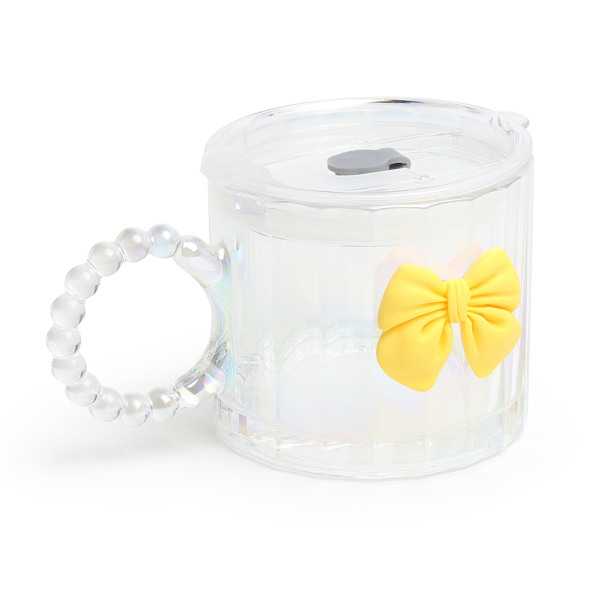 Colette Glass Tumbler Yellow Bow