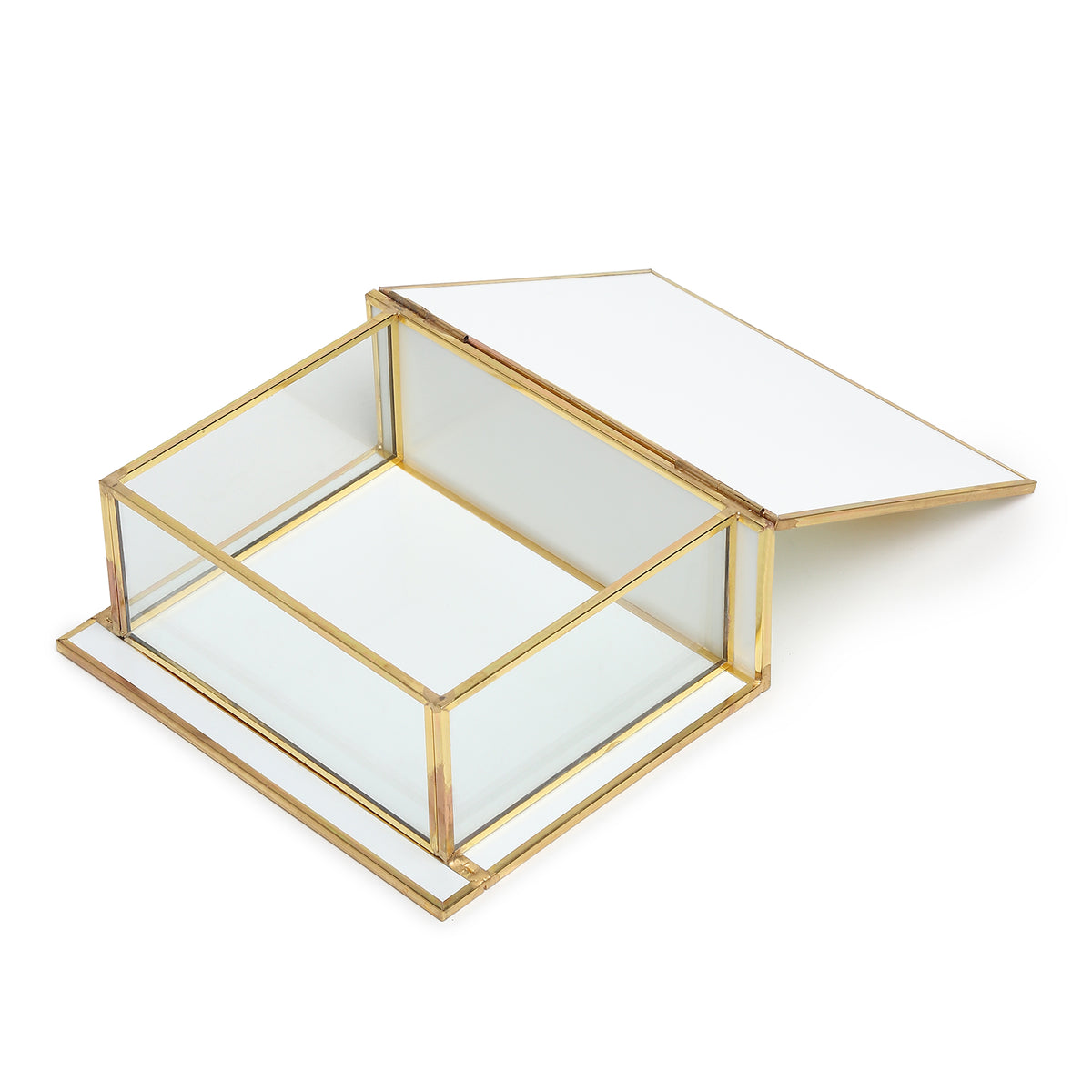 Livia's Flower Small Glass jewelry Box