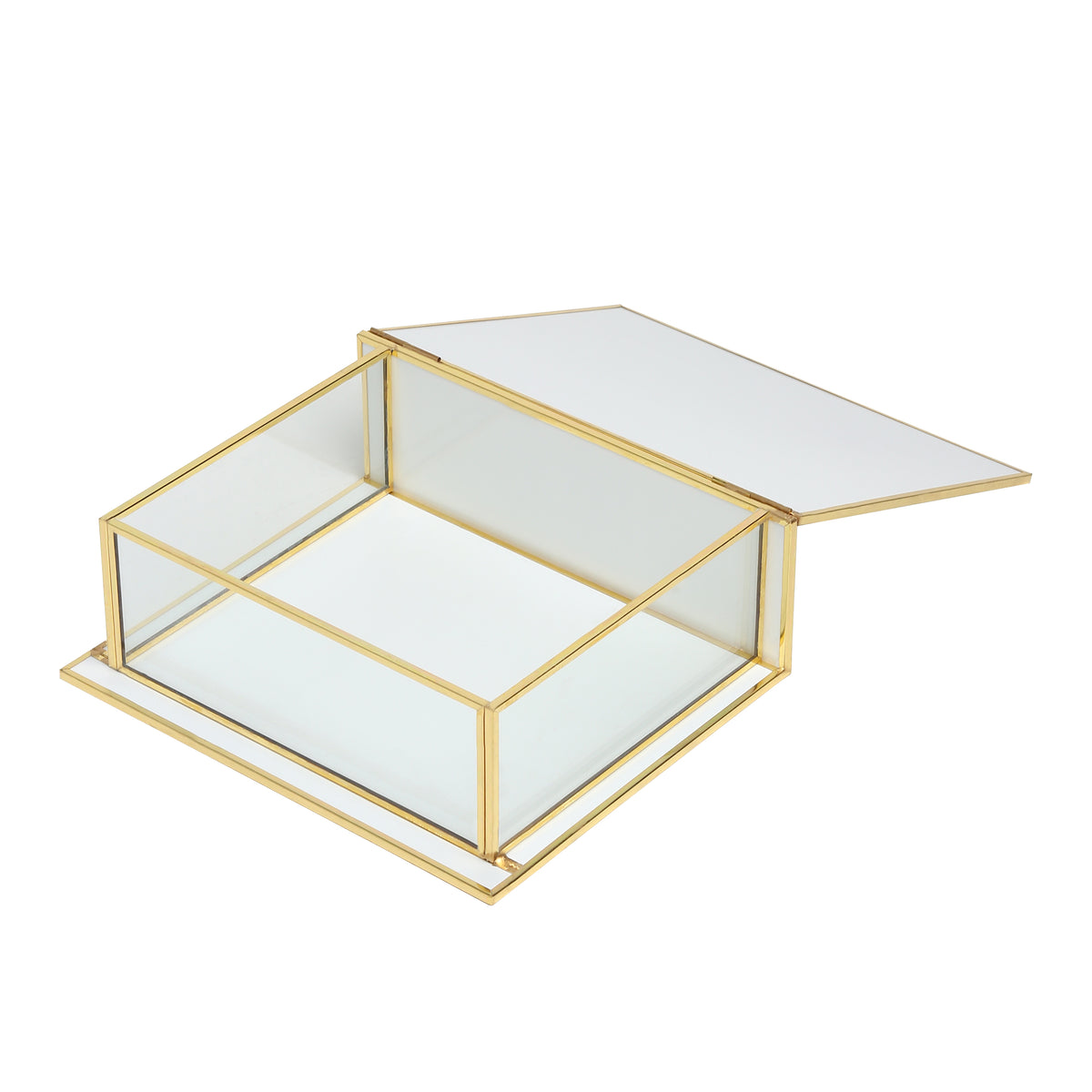 Livia's Flower Box Medium Glass jewellery Box