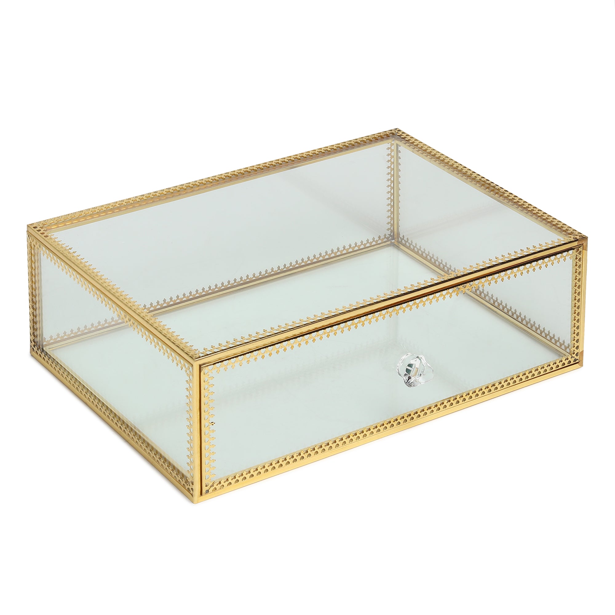 Arden Drawer Glass Jewellery Box
