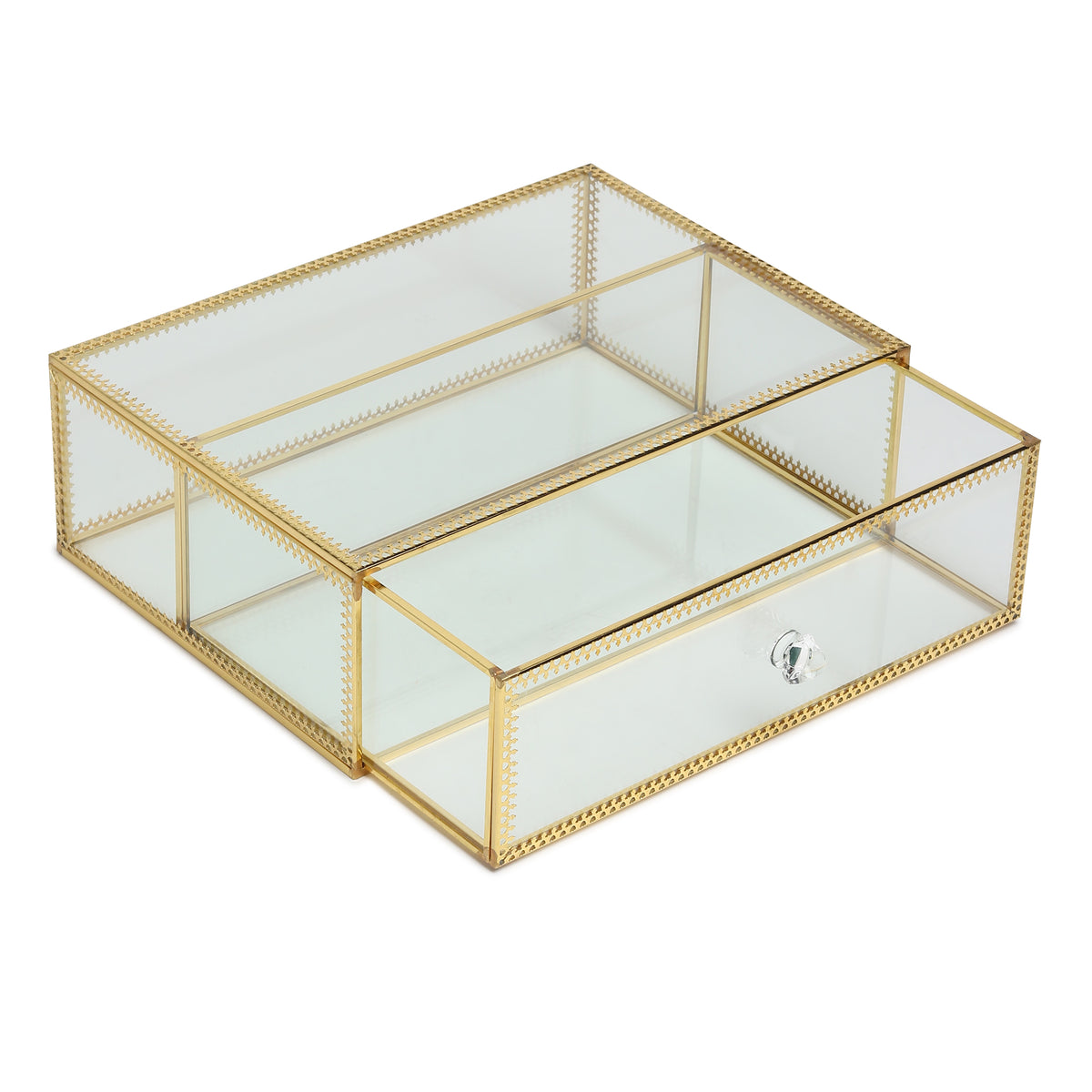 Arden Drawer Glass Jewellery Box