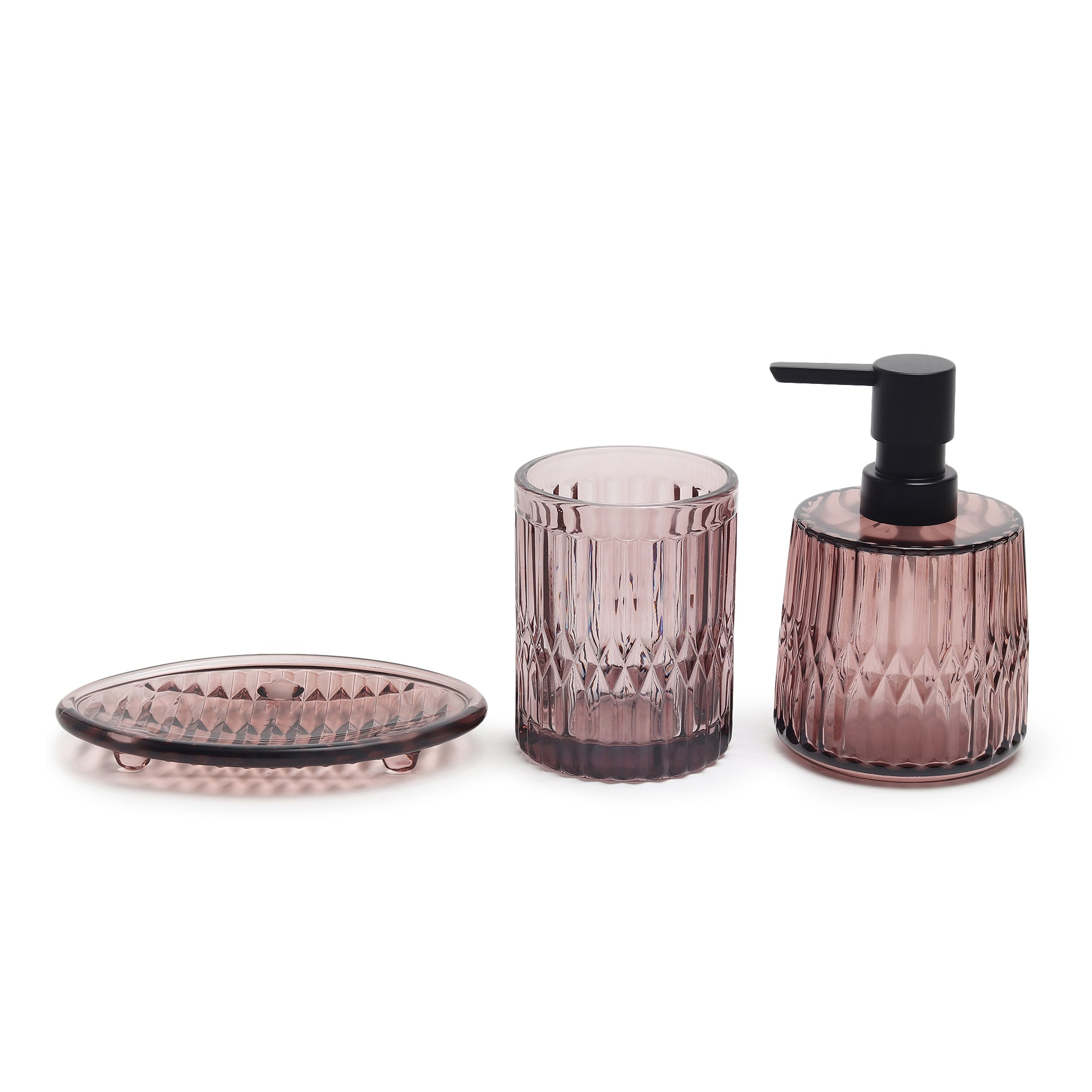 Violetta Ribbed Bathroom Set