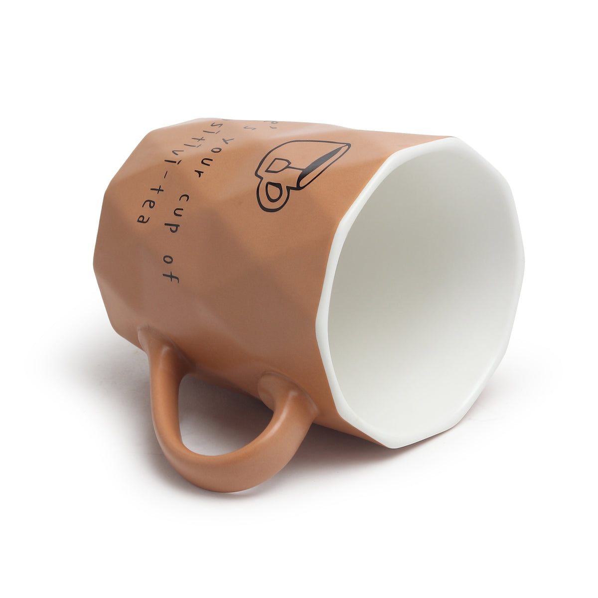 Positive-Tea Grey ceramic cup
