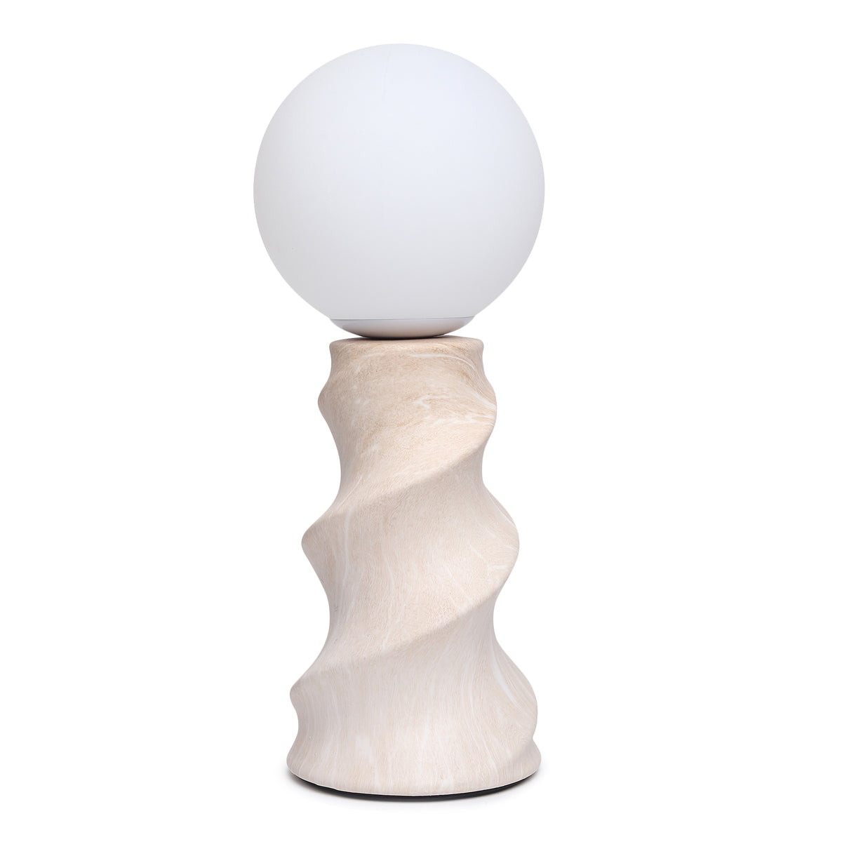 Twist Forme Brown Table Lamp