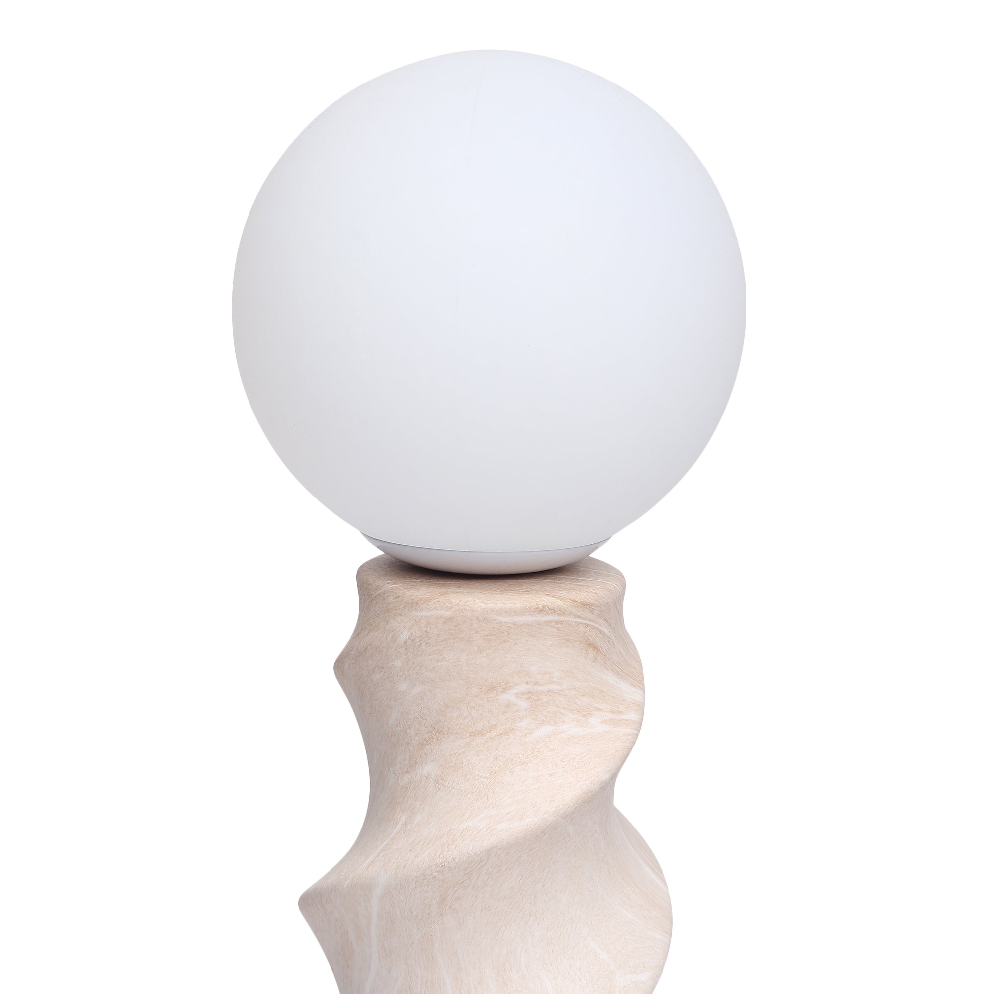 Twist Forme Brown Table Lamp