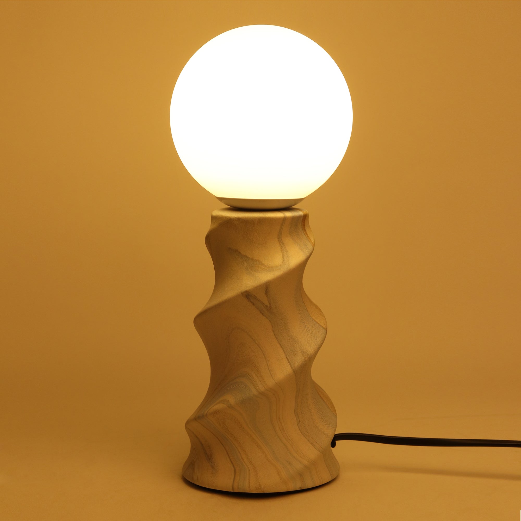 Twist Forme Blue Table Lamp