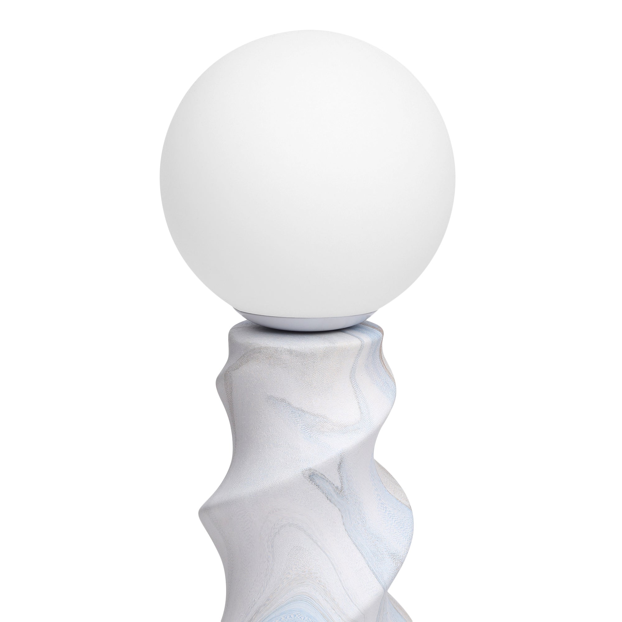 Twist Forme Blue Table Lamp