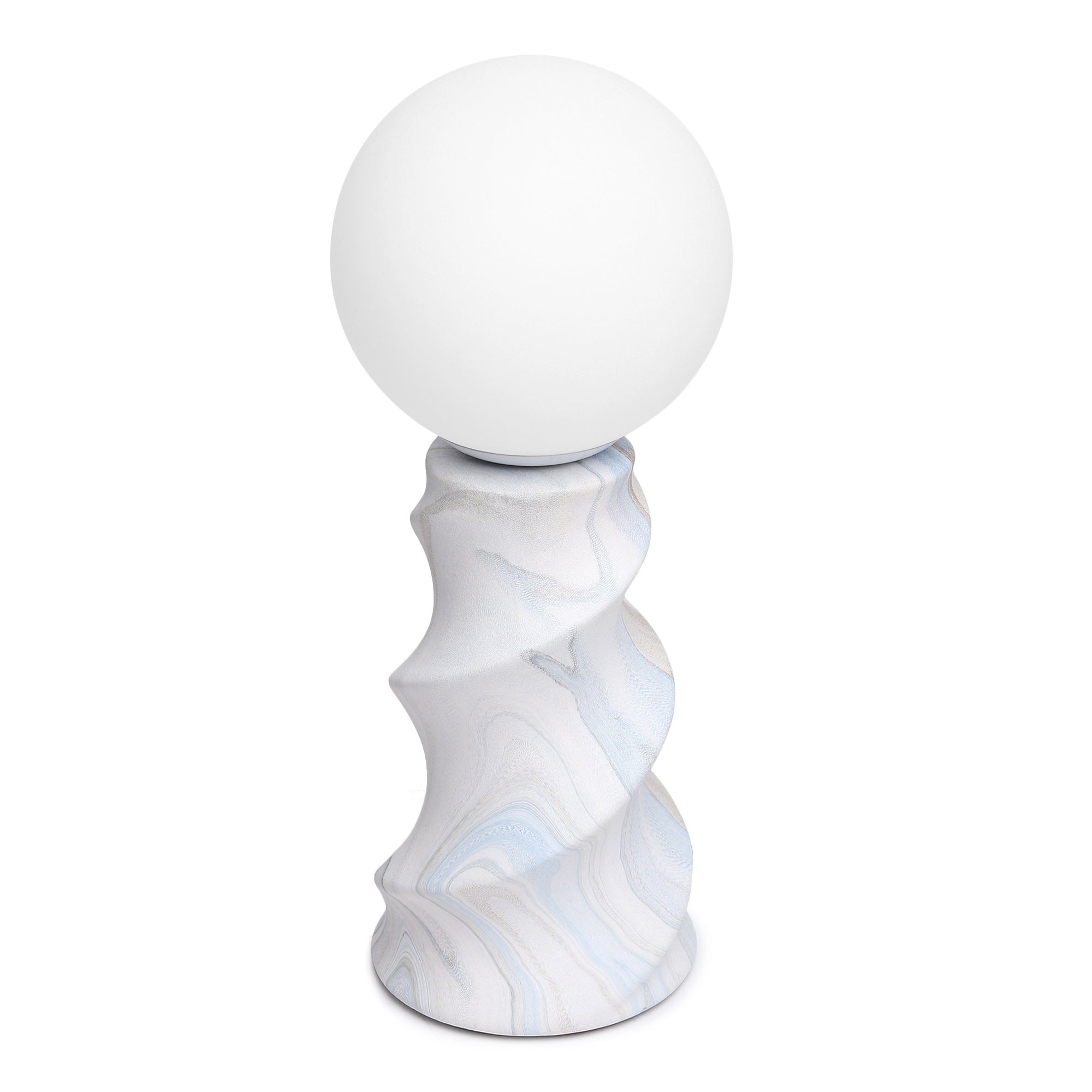 Twist Forme Blue Table Lamp