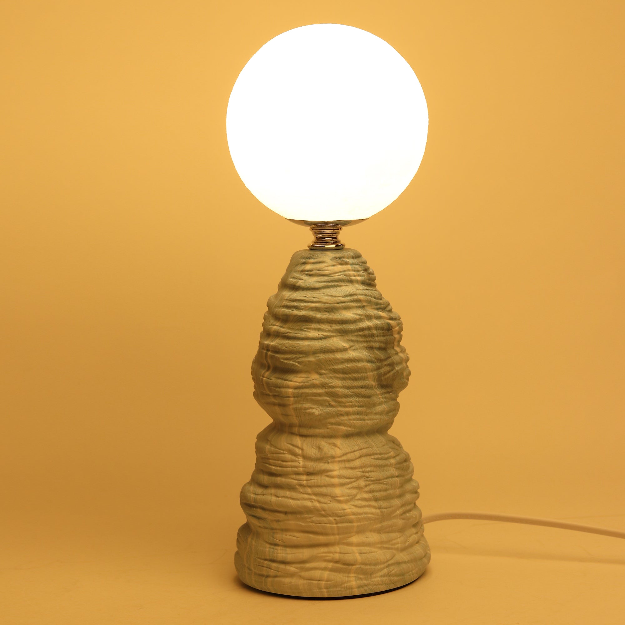 Ripple Forme Blue Table Lamp